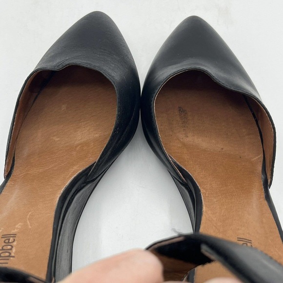 Jeffrey Campbell Tatum Wedge Heel Leather Ankle Strap Shoe - Picture 4 of 12